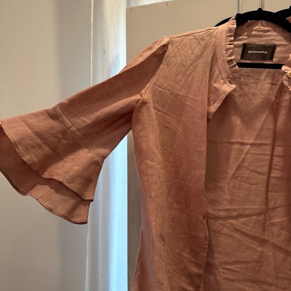 Reformation Ruffle Blouse - Picture 2 of 2